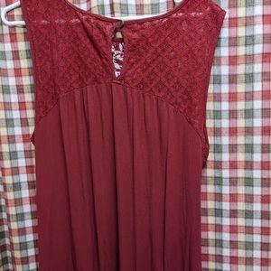Mason & Belle 2X lace tank